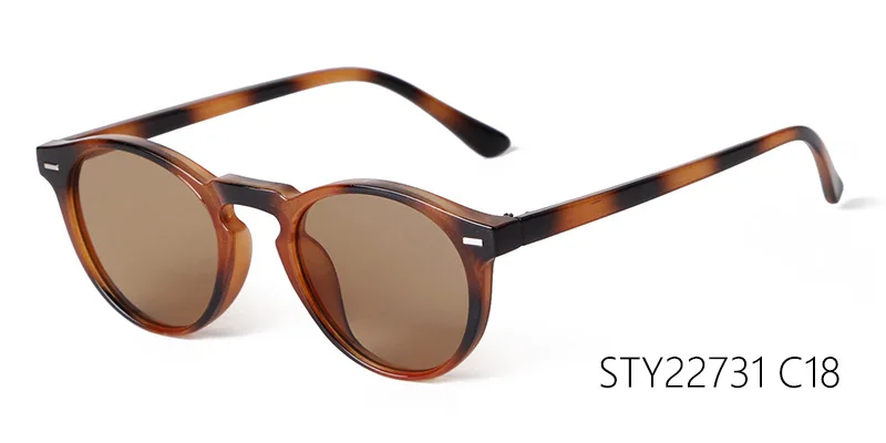 Vintage Mode Runde Sonnenbrille für Damen und Herren 2024 Markendesign Retro Nieten Gelbe Blaue Gläser Eckige Sonnenbrillen Unisex – Detail 21