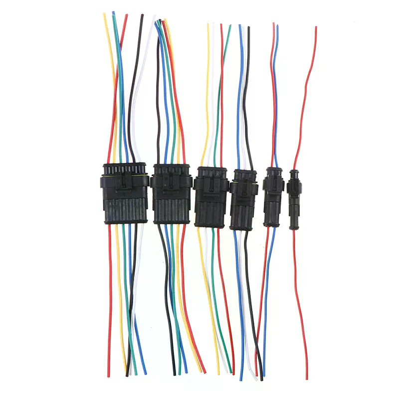 /TPz/1/2/3/4/5/6Pin Female Male Waterproof Electrical Cable Auto Connector Car Plug