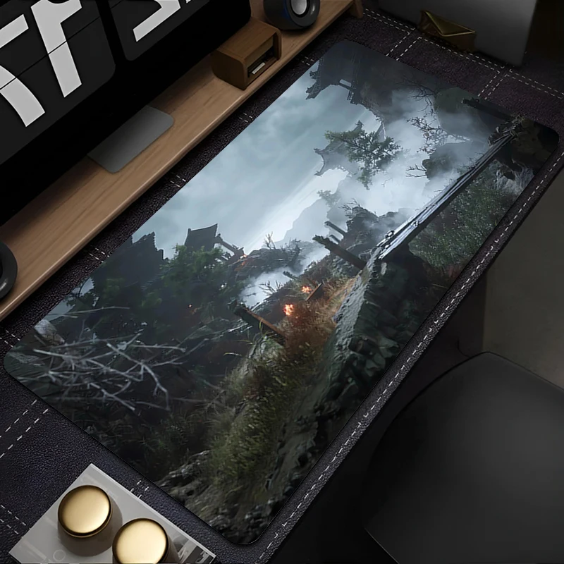แผ่นรองเมาส์ B-black Myth Wukong แผ่นรองเมาส์ยาง อุปกรณ์เสริมสำหรับเล่นเกม พีซีเกมเมอร์ ตู้ แผ่นรองพื้นสำนักงาน โต๊ะคอมพิวเตอร์ แผ่นรองคีย์บอร์ด