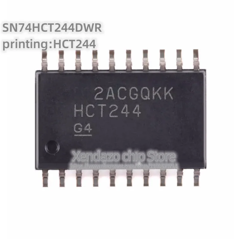 10pcs/lot SN74HCT244DWR printing HCT244 SOP-20 package Original genuine Eight channel buffer and line driver chip