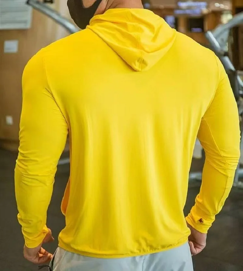 2026 الرجال سريعة الجافة كرة السلة تشغيل السترات سستة معطف رياضي سترة مقنعين القمم شبكة تنفس الرجال سترة لياقة بدنية #2