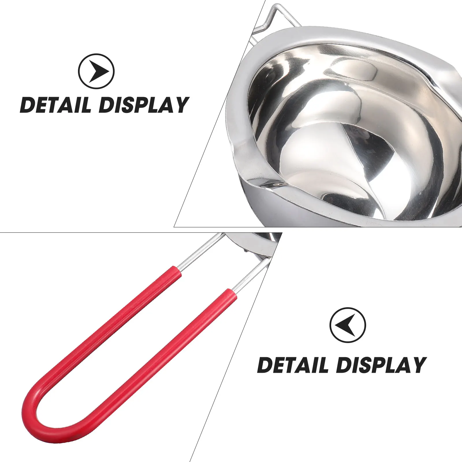 

Stainless Steel Melting Pot for Butter Cheese Chocolate Kitchen Supplies Hollow H Resistant Ideal for DIY Food