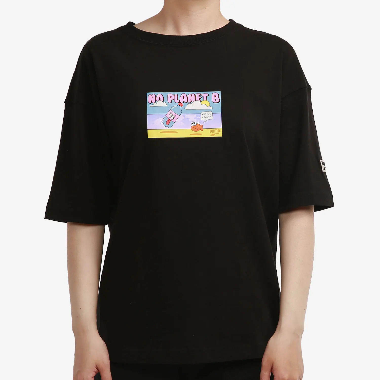 

Оригинальная женская футболка Puma Season New Sports Casual с круглым вырезом и короткими рукавами 531438-01