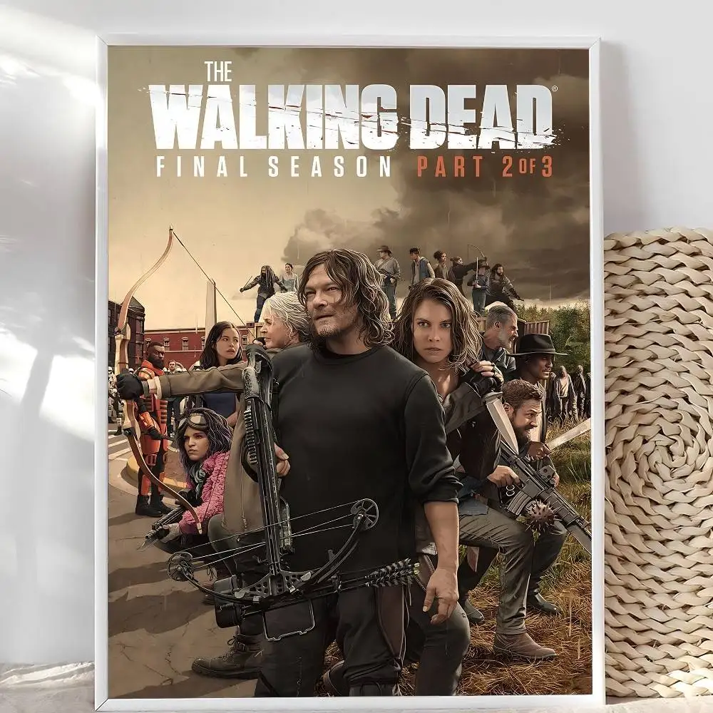 ملصق W-Walking Dead ملصقات لاصقة مقاومة للماء ملصق ورقي للمقهى وبار ديكور المنزل #4