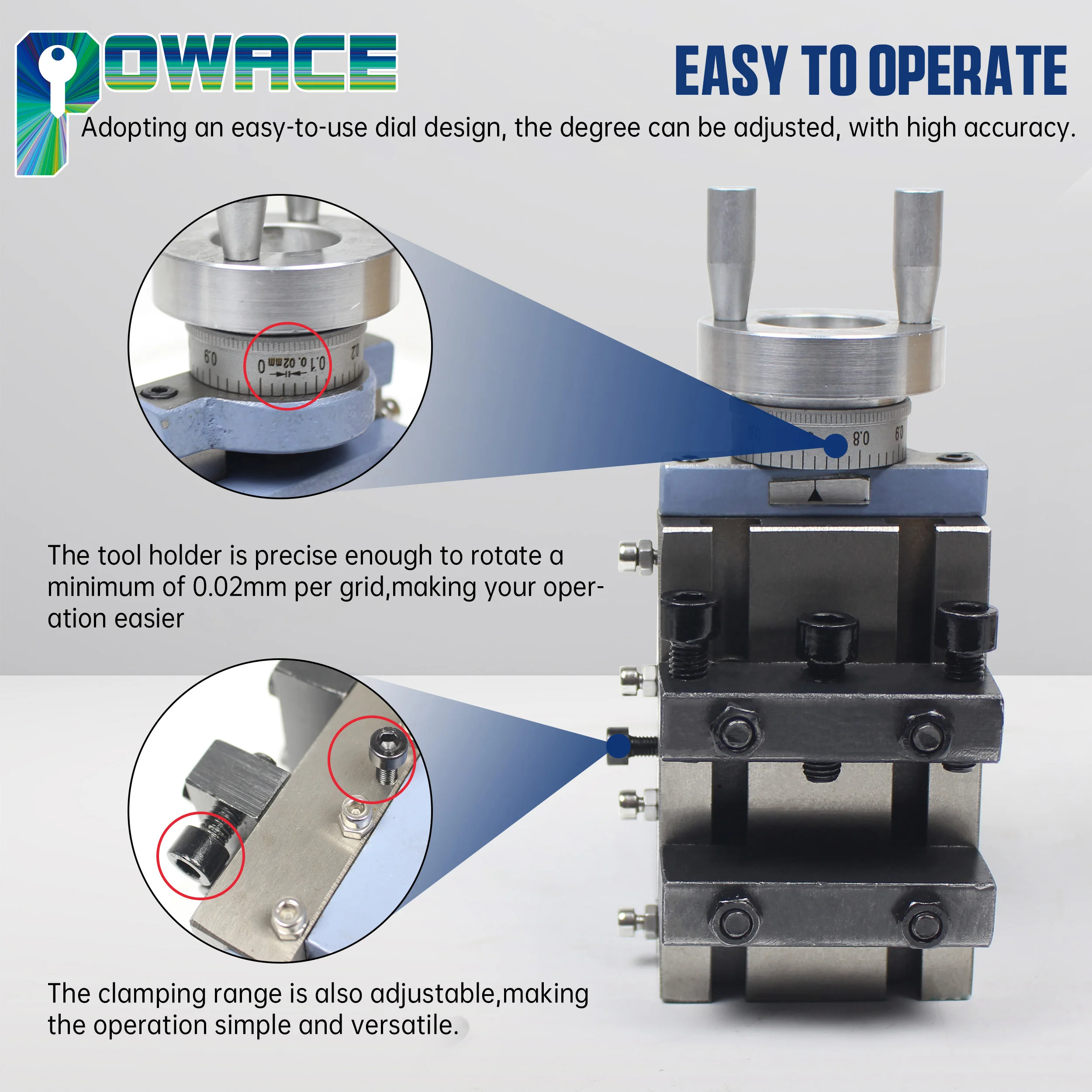 Suporte de faca vertical suporte de ferramenta deslizante vertical para acessório de fresagem wm210v mini torno acessórios parte