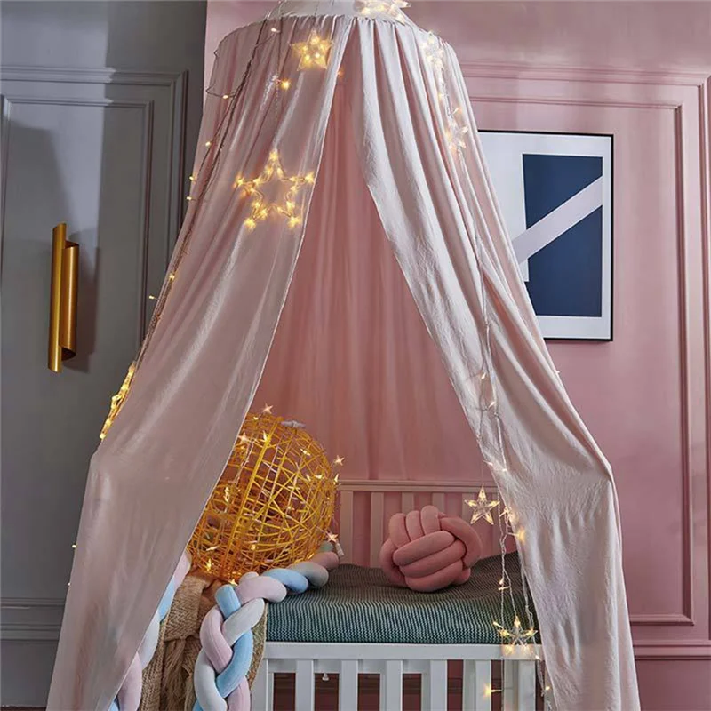 A07I Mosquito Net For Baby Kids, Princess Dome Dream Castle Baby Bedding Room Castle Play Tent Hanging House Reading Corner