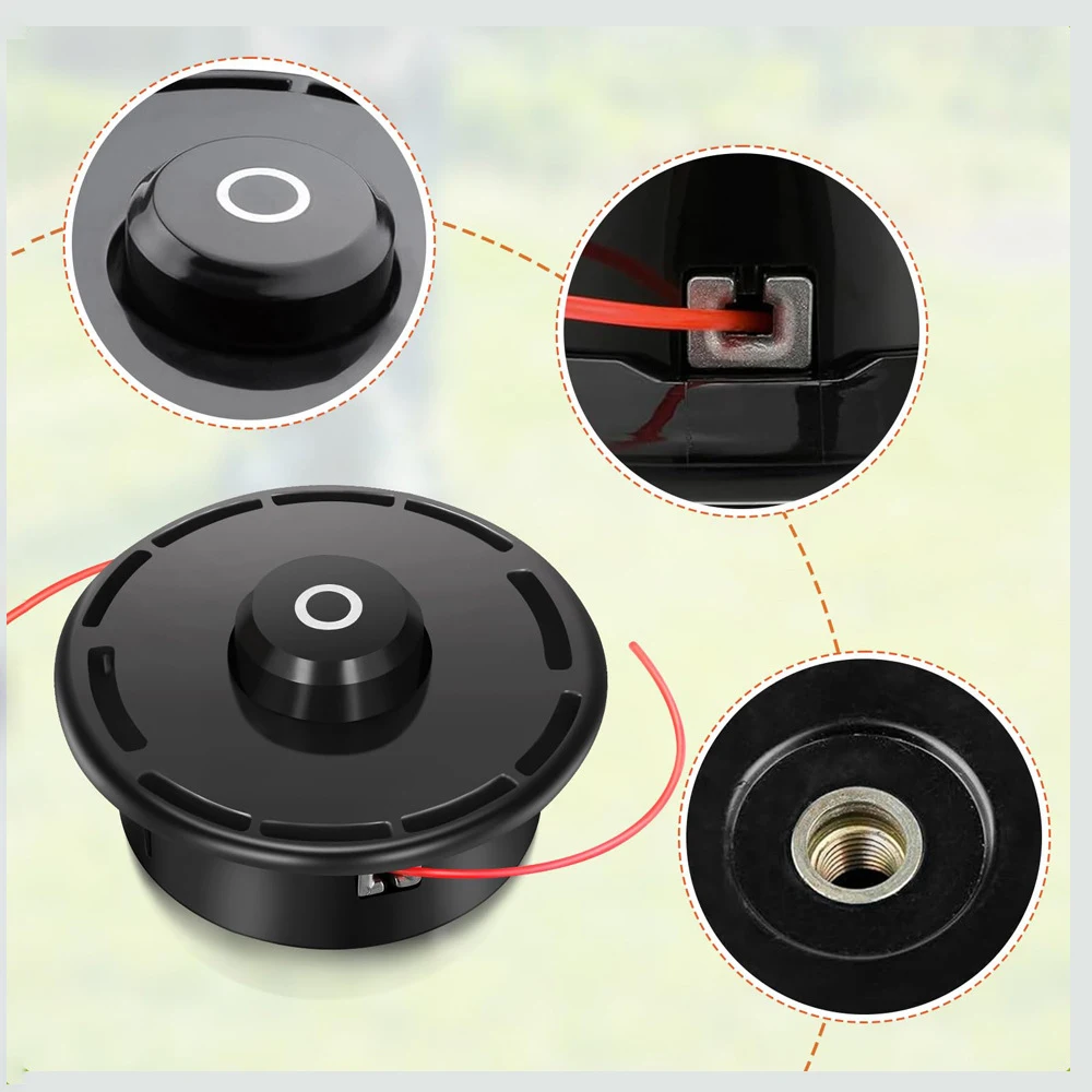 Trimmer Head For  Komatsu Fushihua Honda GX22 GX25 GX31 GX35 UMK425 UMK431 C425 Brush Cutter Line Garden Power Tool Accessories