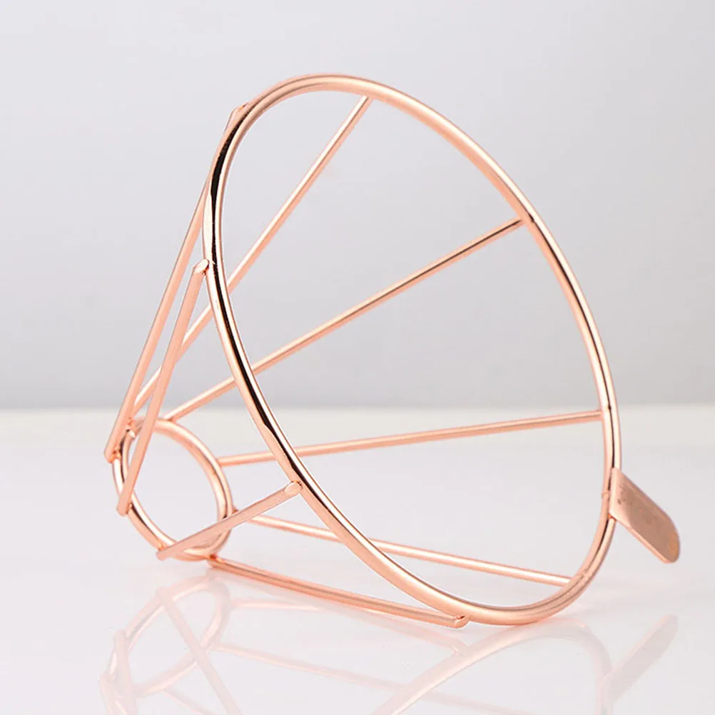 

Coffee Filter Rack Stainless Steel Reusable Drip Portable Holder Cone Manual Brew Coffee Dripper Set Camp Maker Backpacking