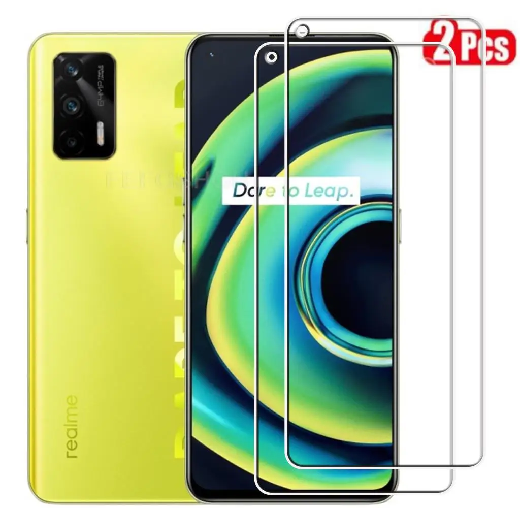 

HD Protective Tempered Glass For OPPO Realme Q3 Pro 5G 6.43" 2021 Q3Pro Screen Protector Protection Cover Film