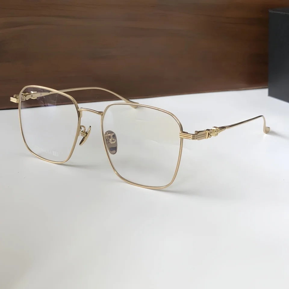 

Большая оправа, сверхлегкая титановая оправа для очков для мужчин, модная и повседневная, простая оптическая женская оправа для близорукости по рецепту