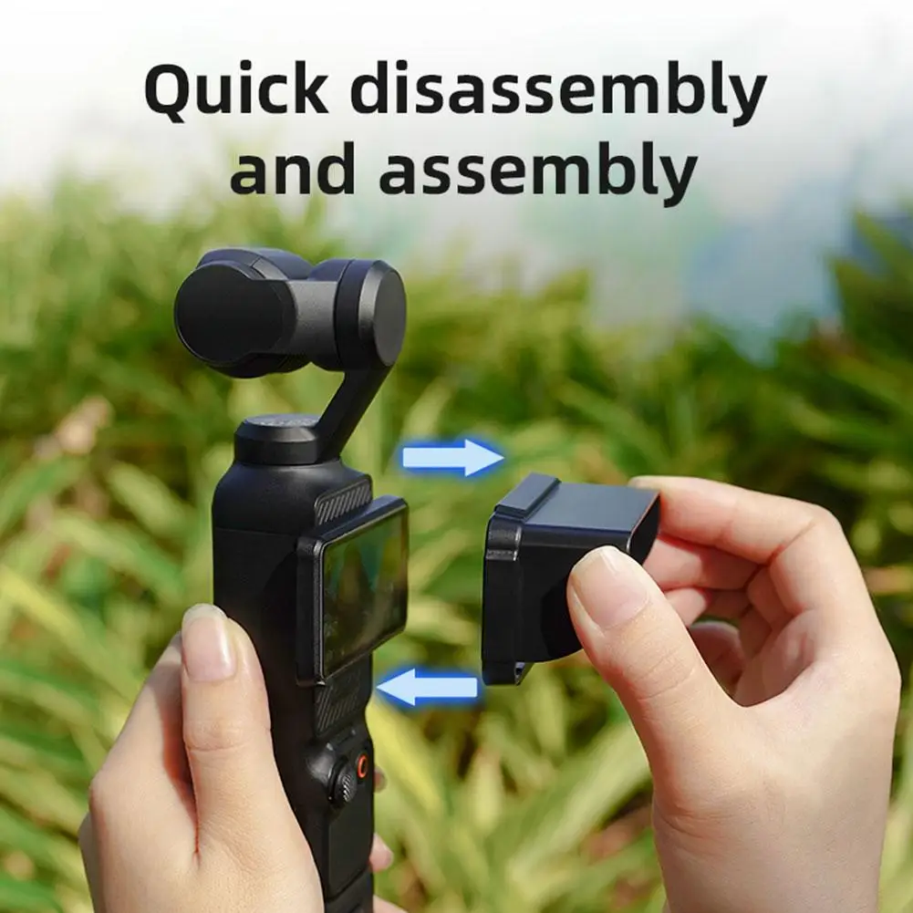 BRDRC For DJI Osmo Pocket3 Lens Screen Hood Lens Protective Cover Waterproof And Anti-glare Handheld Gimbal Camera Accessor I5R4