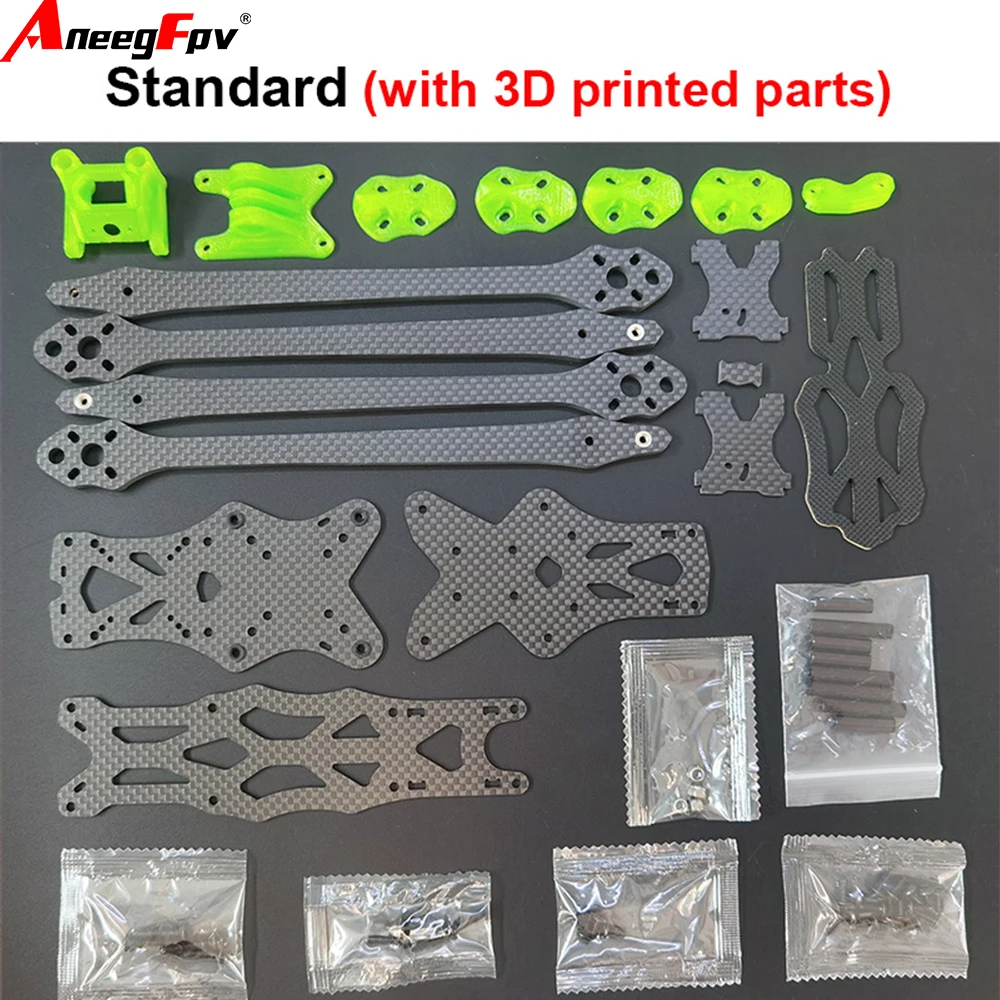 카본 파이버 RC 프레임 키트 쿼드콥터용 8인치 362mm 9인치 390mm 5mm 암 APEX FPV 프리스타일 RC 레이싱 드론 모델