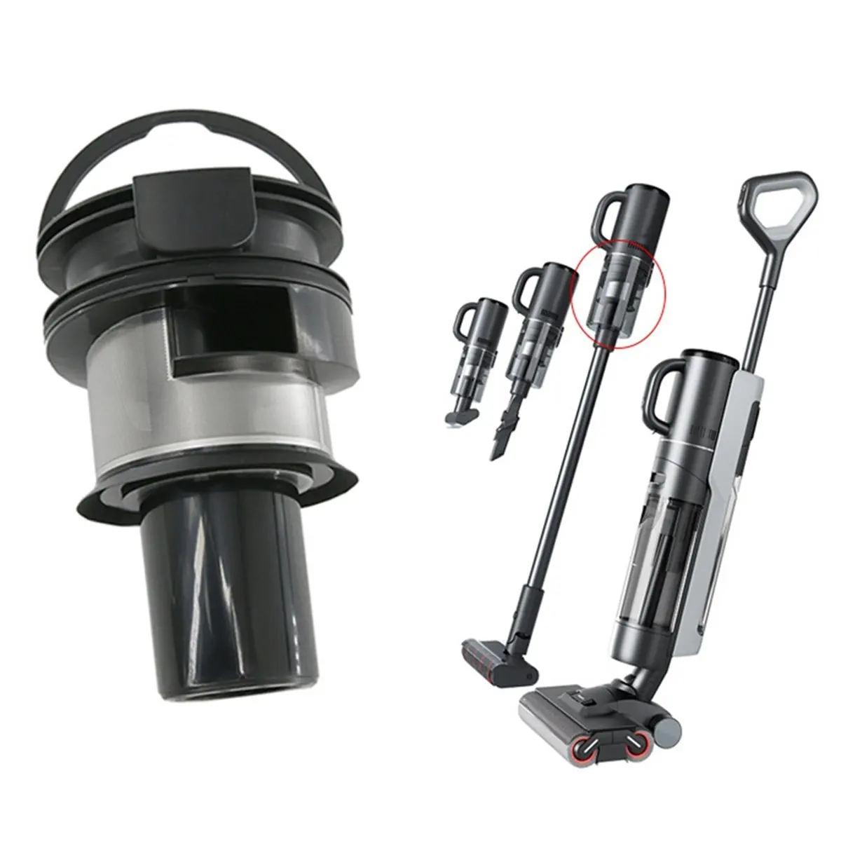 For M13 Vacuum Cleaner Accessories Replacement Parts High Efficiency Multi Cone Cyclone Components