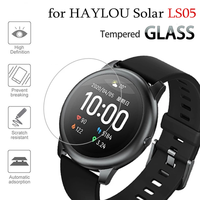 Clear Tempered Glass Screen Protector for Haylou Solar LS05 Xiaomi Smartwatch Protective Film for Haylou Solar SmartWatches