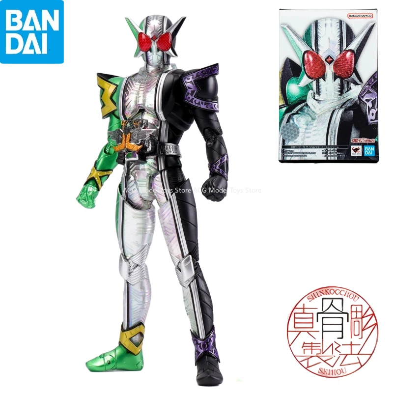 In Stock 100% Original Bandai S.H.Figuarts SHF Tokusatsu Kamen Rider Double CJX Action Figure Toys Collection Model Gift