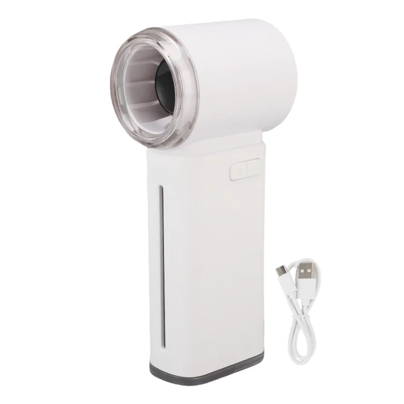 

Handheld Turbine Fan Rechargeable High Speed 1 To 199 Speed Personal Mist Fan For Summer