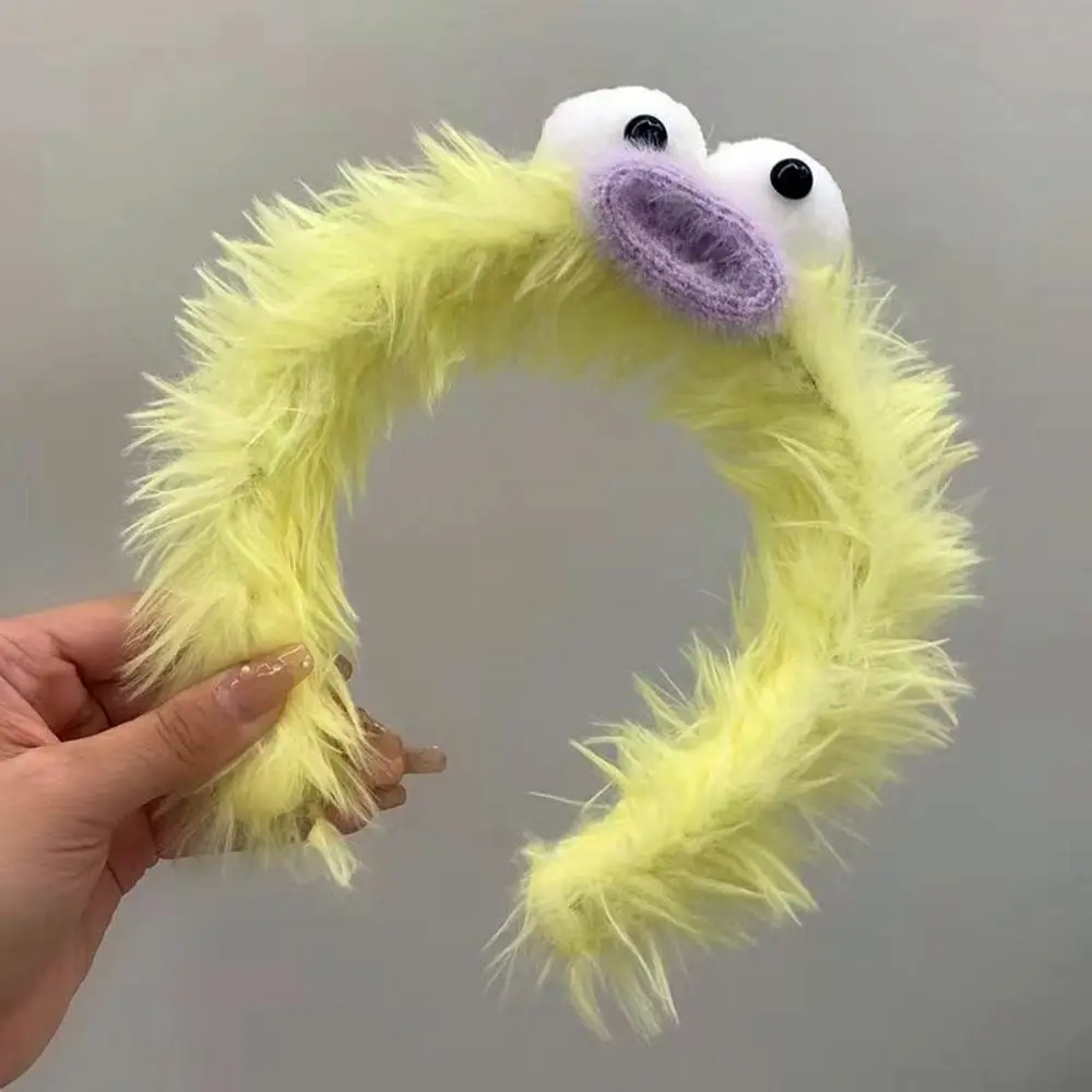 

Cute Hair Accessories Ugly Doll Headband Korean Style Hairbands Funny Hair Hoop Cosplay Plush Cartoon Hair Hoop Photograph