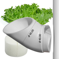 10/20Pcs Hydroponic Colonization Cups DIY Soilless Culture Accessories with Grow Sponge Kit for Indoor Garden Planting Vegetable