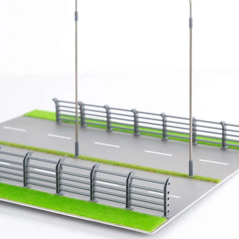 

HO OO весы дорожное ограждение 20,3 см дорожная сцена миниатюрная модель забора сетка защита железной дороги макет поезда DIY модель украшение сада