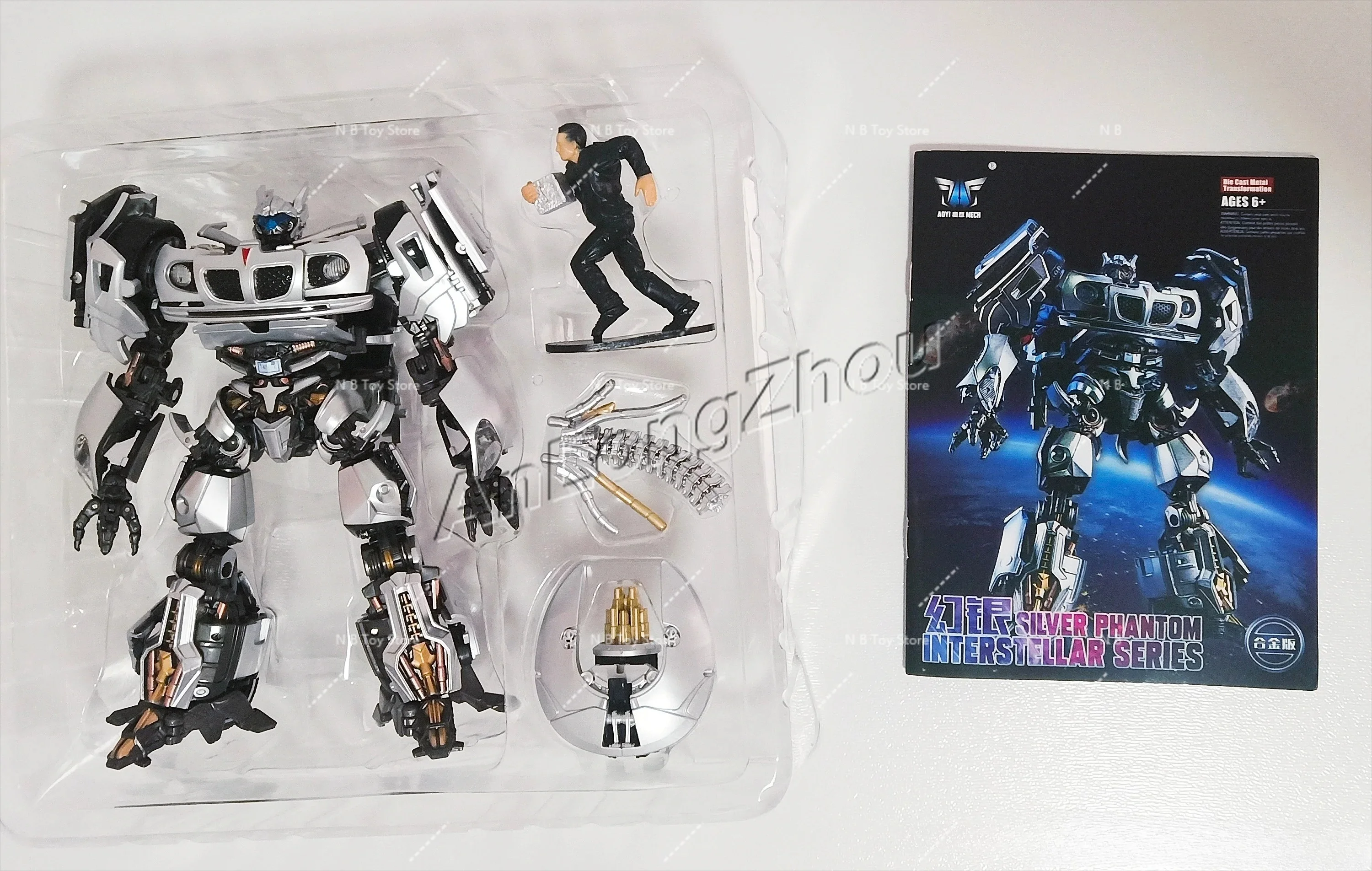 

[IN STOCK] AOYI Transformation LS-18 LS18 Jazz KO MPM09 MPM-09 GT Racing Car Version Thin Coating Model Figure Action Robot Toy