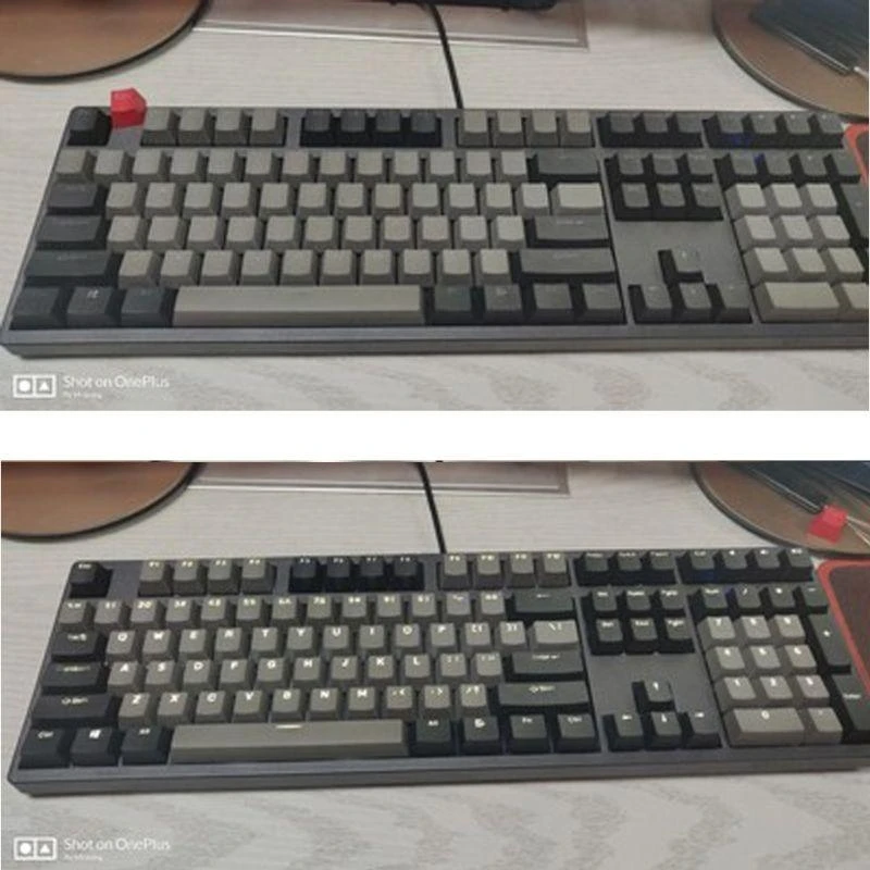 

108Key 2 Color Keycap OEM Profile Personality Double Shot PBT Transparent Keycap best sale