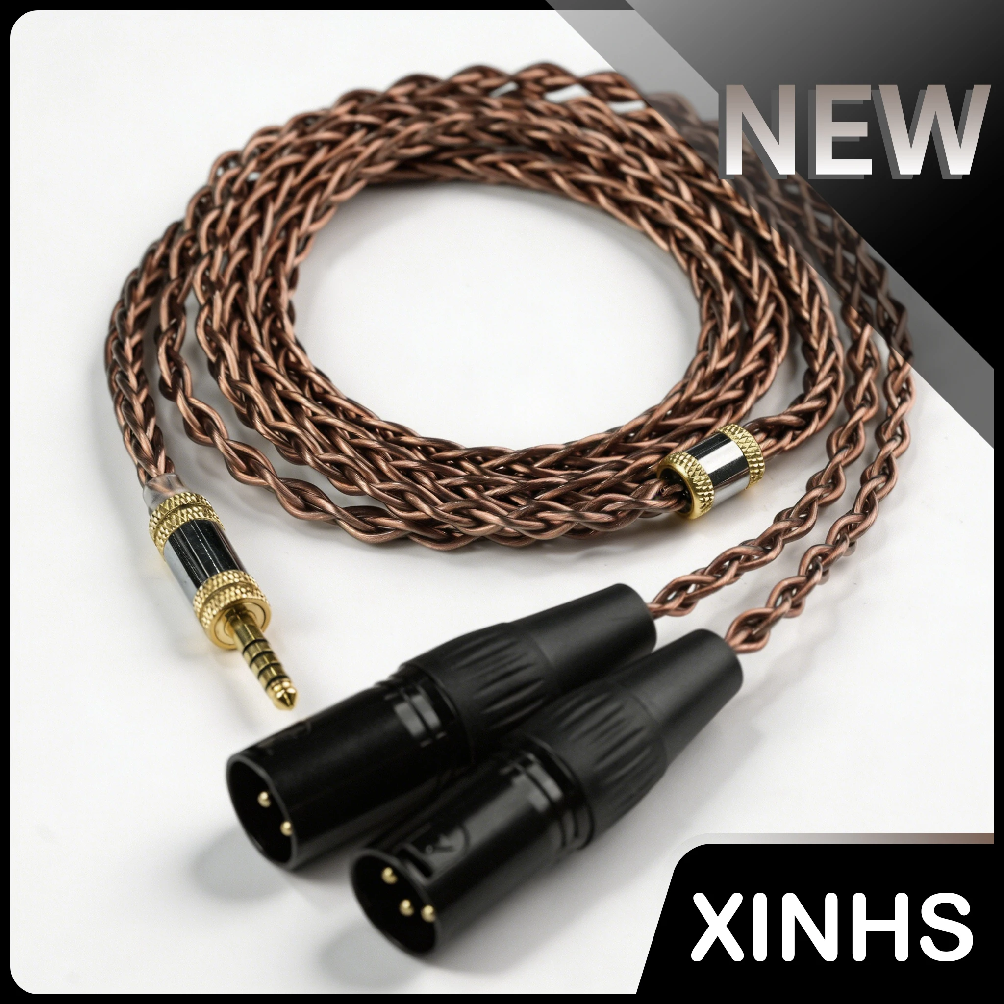 Audio Dac - XINHS KN01 Brown 8-Core 7N OCC