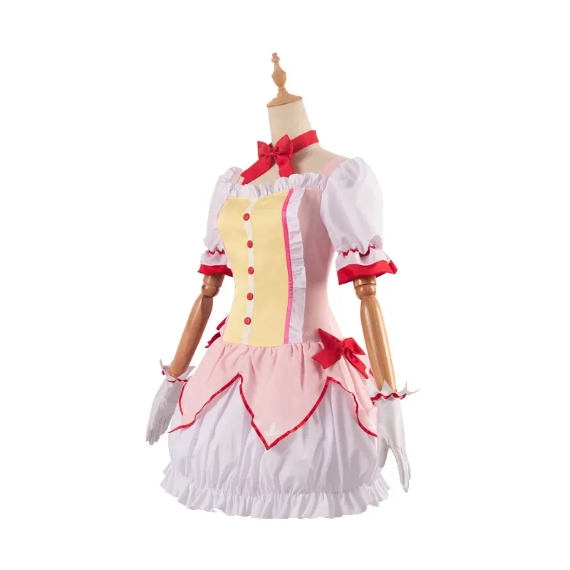 Anime menina mágica puella magi madoka magica kaname madoka akemi homura cosplay traje de batalha mahou shoujo vestido terno peruca