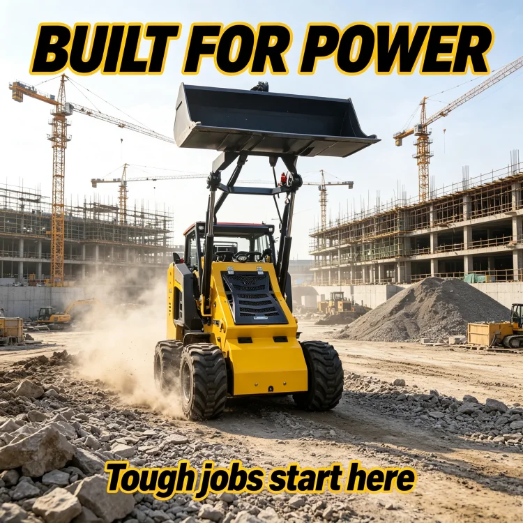 Free Ship SDLOT S370 Stand on Mini Crawler Skid Steer Loader Yanmar CE EURO5 EPA 400kg Auger Agricultural Tree Planting Drilling