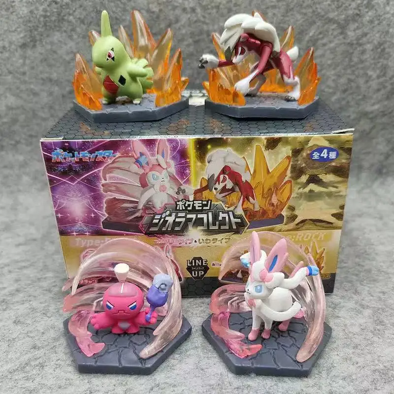 anime-figura-pokemon-sylveon-lycanroc-larvitar-tinkatink-fada-rock-tipo-cena-de-batalha-caixa-cega-brinquedo-colecao-ornamento-presente-do-miudo
