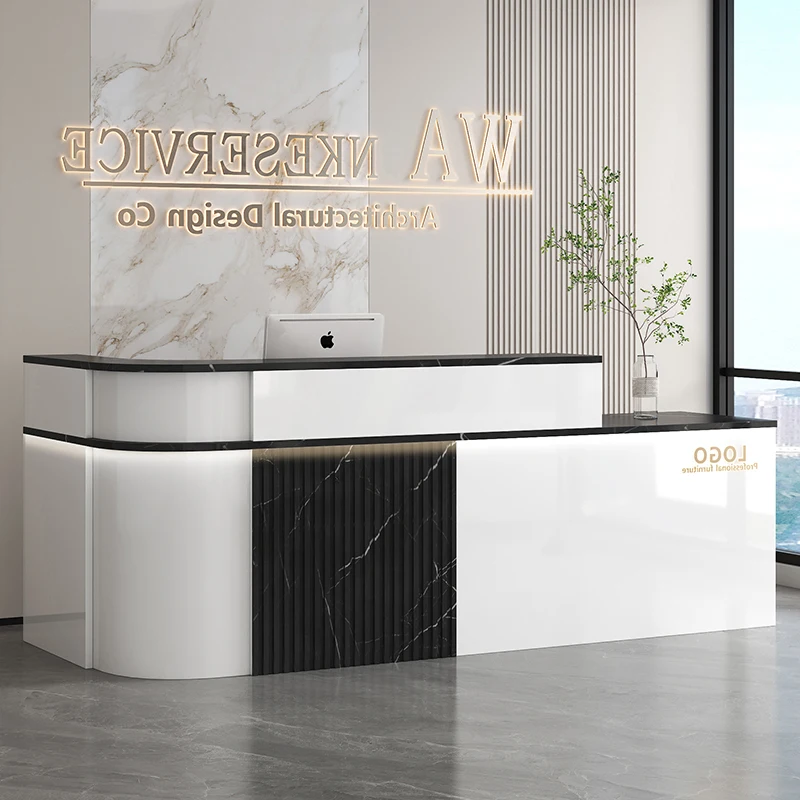 

Beauty Salon Reception Desks Luxury Decorations Commercial Salon Supplies Modern Reception Desk Counter Salon Furniture