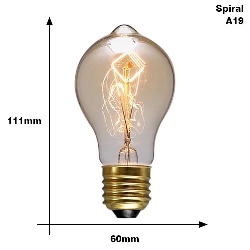 Clearance_Edison Lamp E27 220V 40W Retro Vintage Edison Lamp ST64 G80 G95 G125 Gloeilamp Home Decor Filament Licht - afbeelding 1
