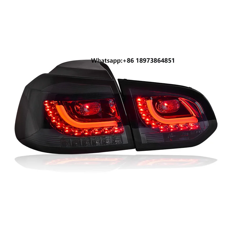 

Car Styg for Golf 6Tail Lights 2009-2012 Golf6 R20 Tail Lamp LED DRL Signal Brake Reverse Auto Accessories