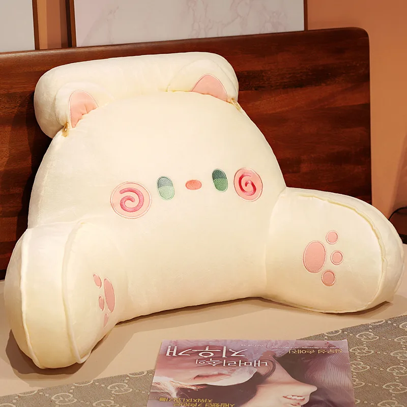 

Cartoon waist rest, summer home bed soft bag lumbar pillow, sofa large backrest, headrest cushion, back pillow