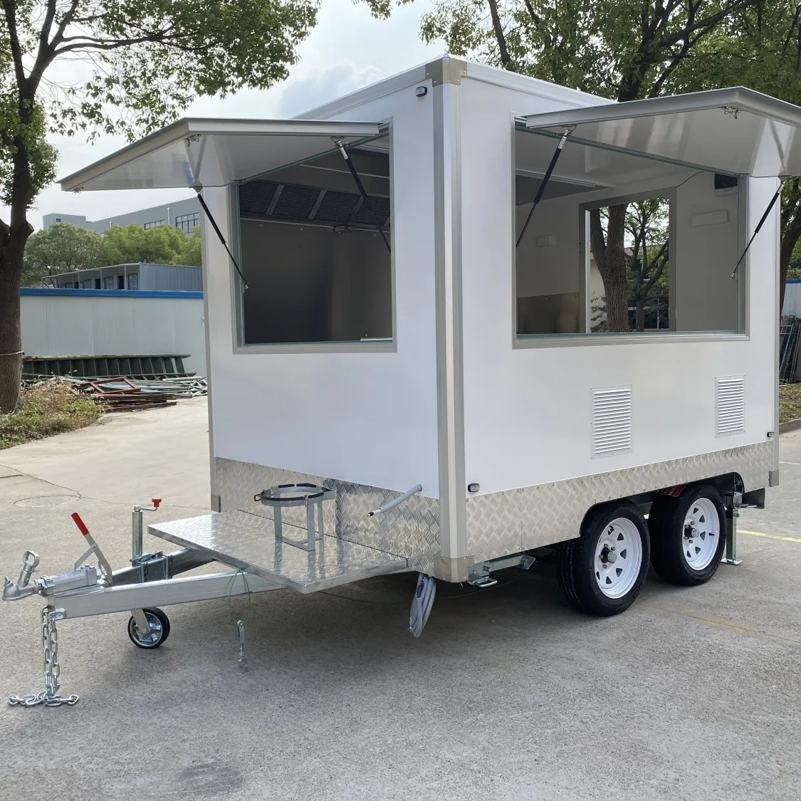 Mobile Food Trailer Fully Equipped Food Consesion Trailers For Sale