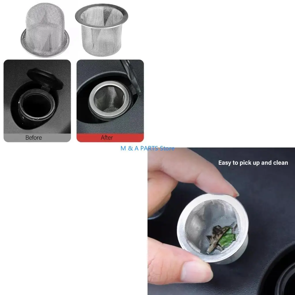U1JF Stainless Steel Car Wiper Fluid Filter Screen Protects Against Debris Easy to Install for 3/Y Enhanced Window
