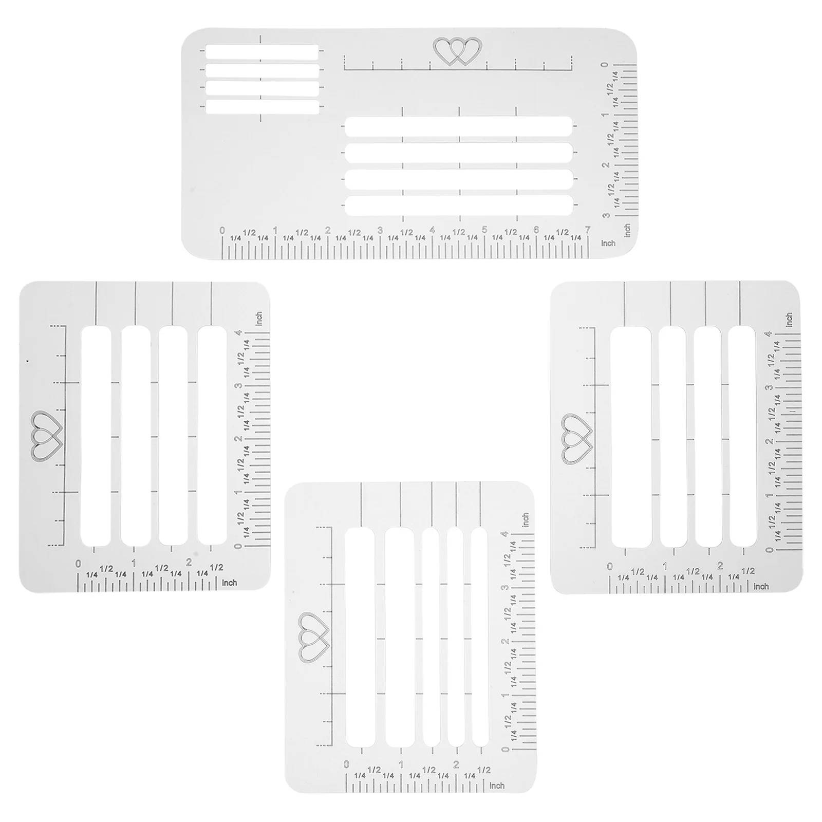 4 Pcs Address Template Envelope Stencil Lettering Scrapbooking H writing Straight Line Calligraphy Aid Premium Material