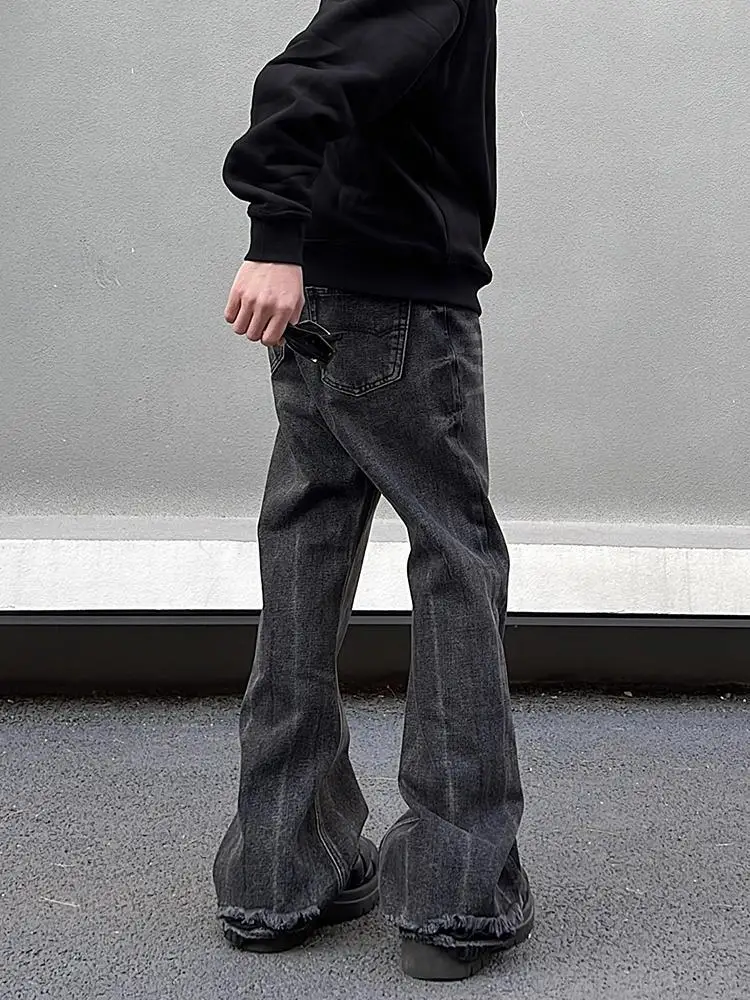 2024 Ripped Jeans for Men Distressed Punk Jeans Pants Men Harajuku Hip Hop Denim Trousers Male Vintage Japanese Pants Men L03