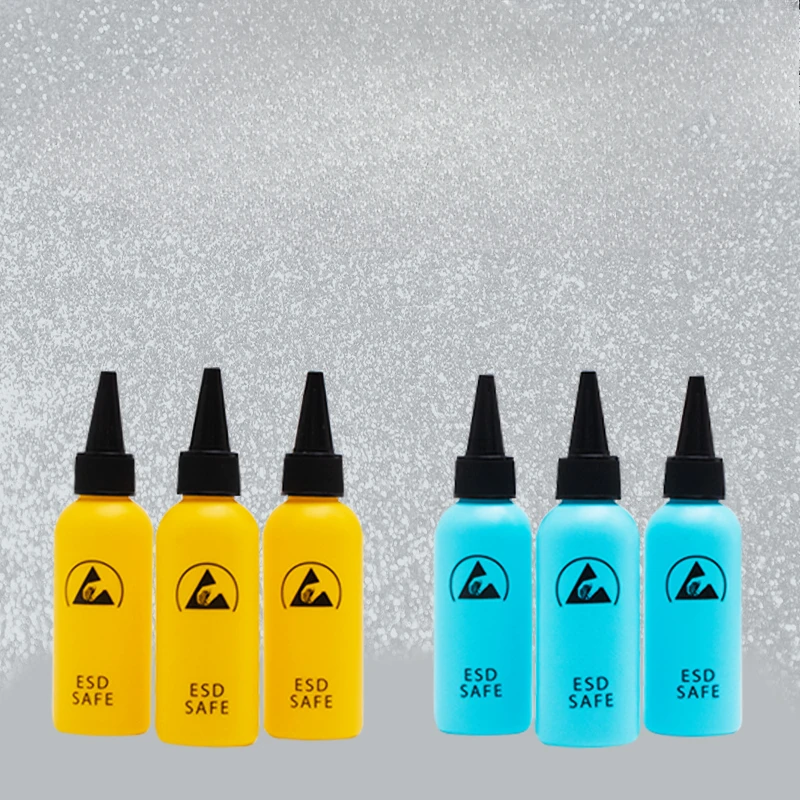 CAIUS 60ml Push Bottiglia di Alcool Liquido per Dispenser Colofonia Flusso di Saldatura Pasta per il Telefono Mobile PCB Pulizia Saldatura Riparazione