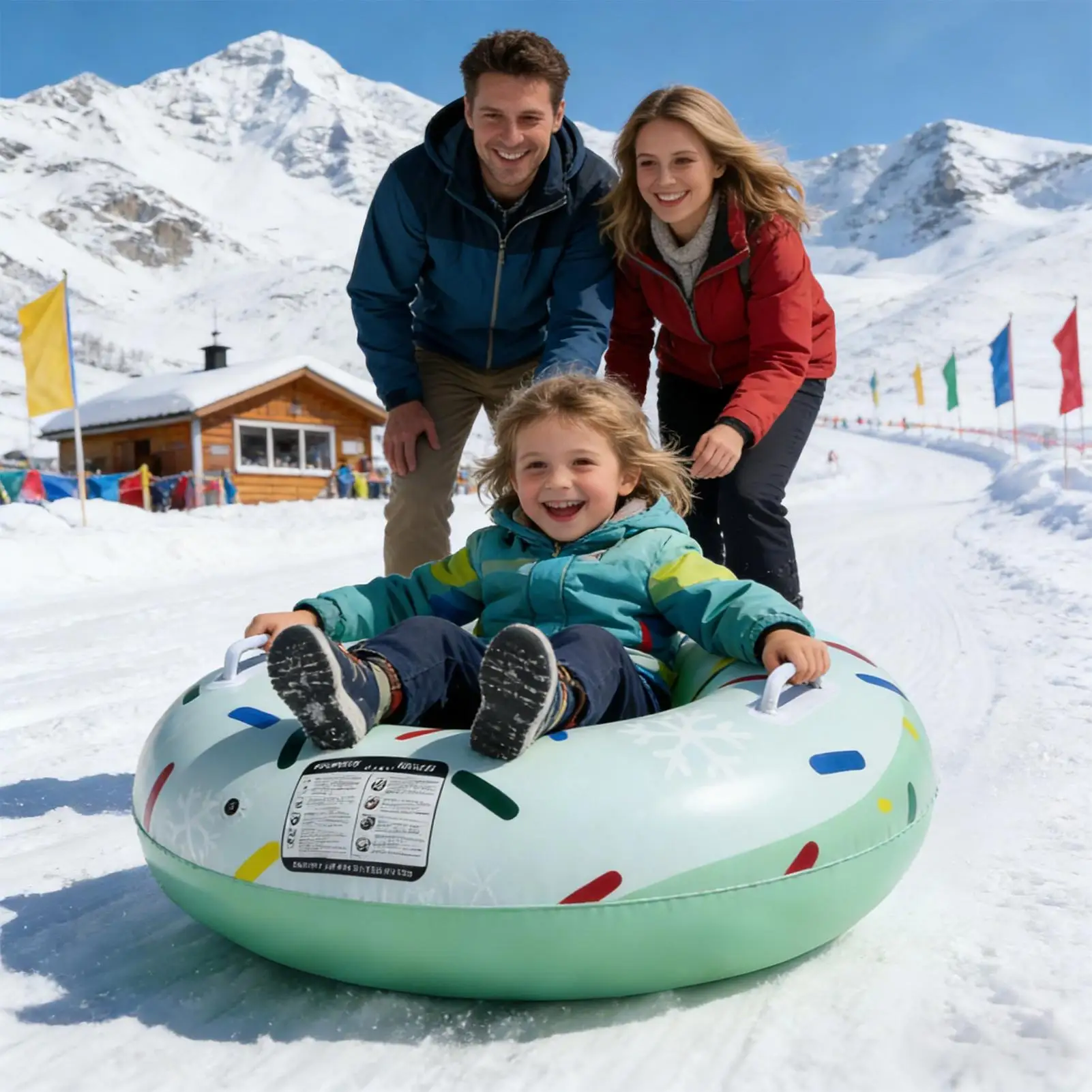 

Надувная санка-ватрушка из ПВХ для детей и взрослых, устойчивая к холоду, толстая, сверхпрочная, подходит для подростков, для активного отдыха на улице