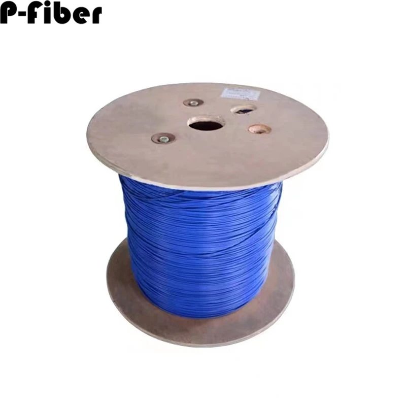 Cable blindado de fibra óptica impermeable para interiores, cable blindado de 100m, 4 núcleos, 6 núcleos, acero inoxidable 100mtr 4c 6c