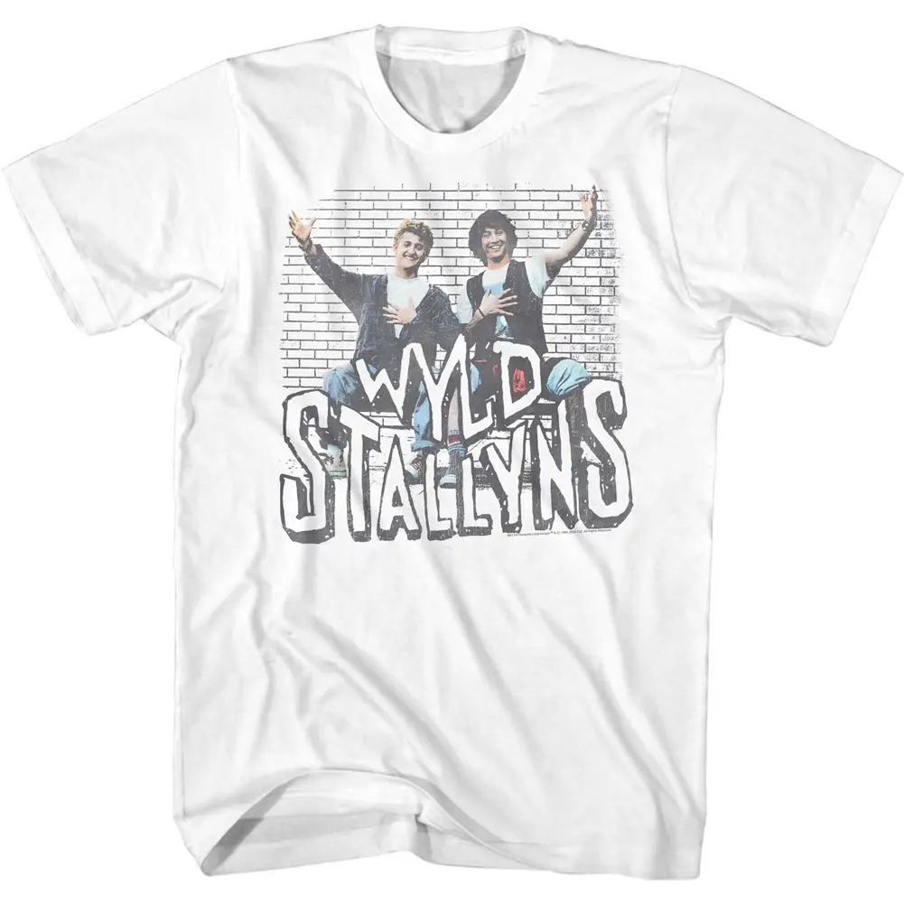 Bill And Ted Sketchy Stallyns Adult T Shirt