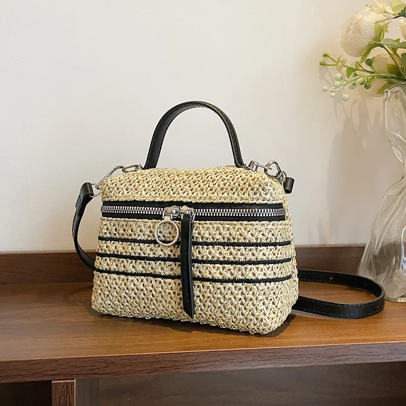 

Fashion Mini Crossbody Bag Women PU Leather Shoulder Messenger Bag For Lady Designer Straw Bag Box Handbag Phone Purse