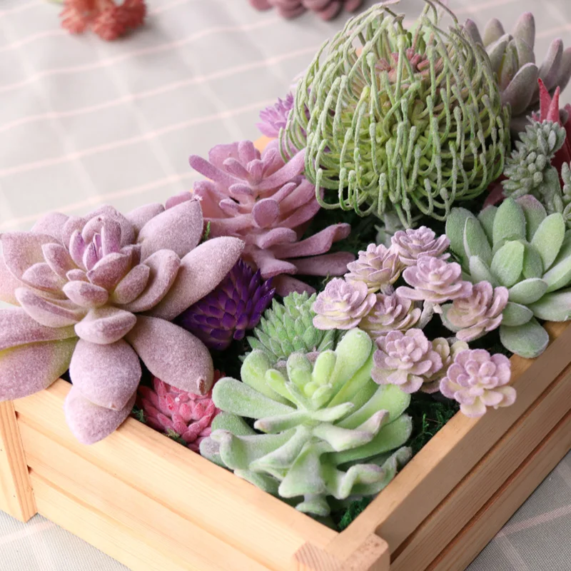 Home Garden Decoration Artificial Plants Festive & Party Supplies Succulents Plants Flower Arrangement Accessories Fake Plants