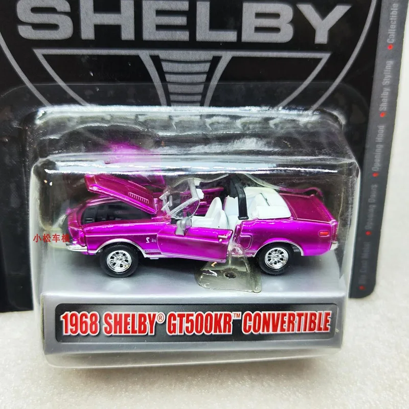 Diecast 1:64 Scale 1968 Shelby GT500KR CONVERTIBLE Collection Souvenir Display Ornaments Vehicle Toy