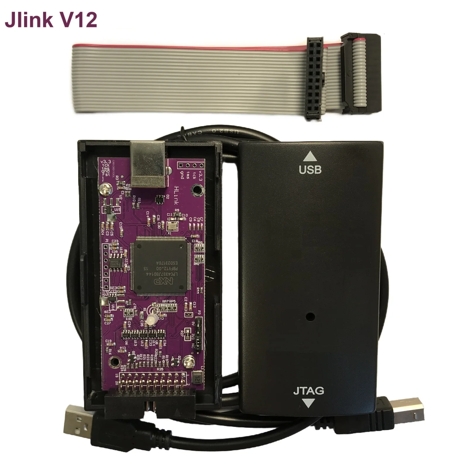 Dla J-Link JLink V12 USB JTAG ARM Emulator Debugger JTAG SWD Debug Tool High Speed STM32 STM MCU