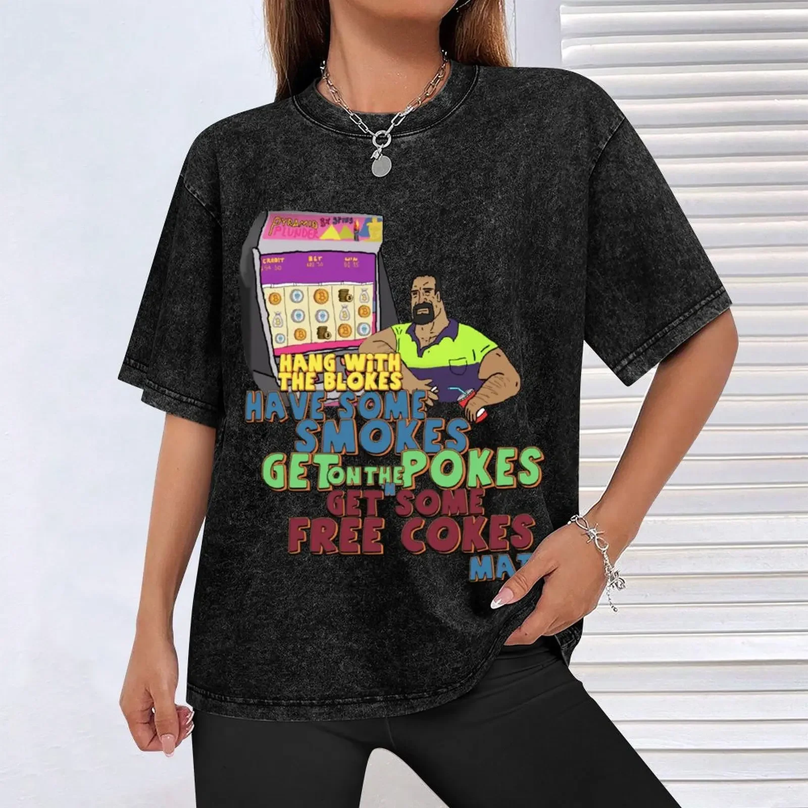 تي شيرت مايك نولان بوكيس إن كوكيز تي شيرت جرافيك تي شيرت جمالي ملابس أزرق أرشيف رجالي تي شيرت