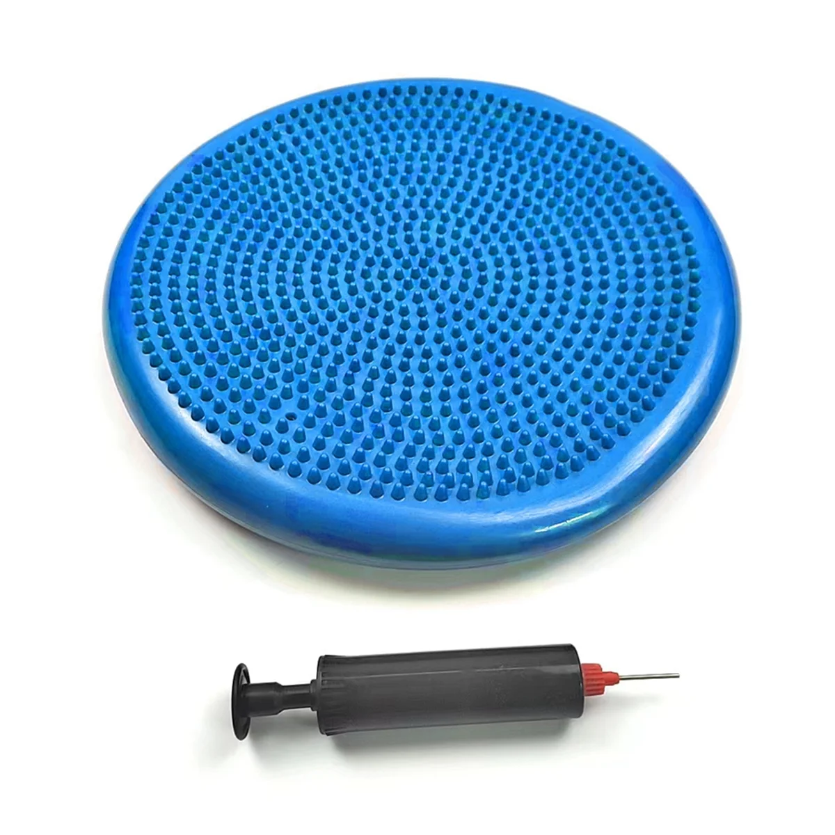 

UJVS-Blue PVC Yoga Balance Mat, Inflatable Massage Cushion, Sports Fitness Balance Trainer