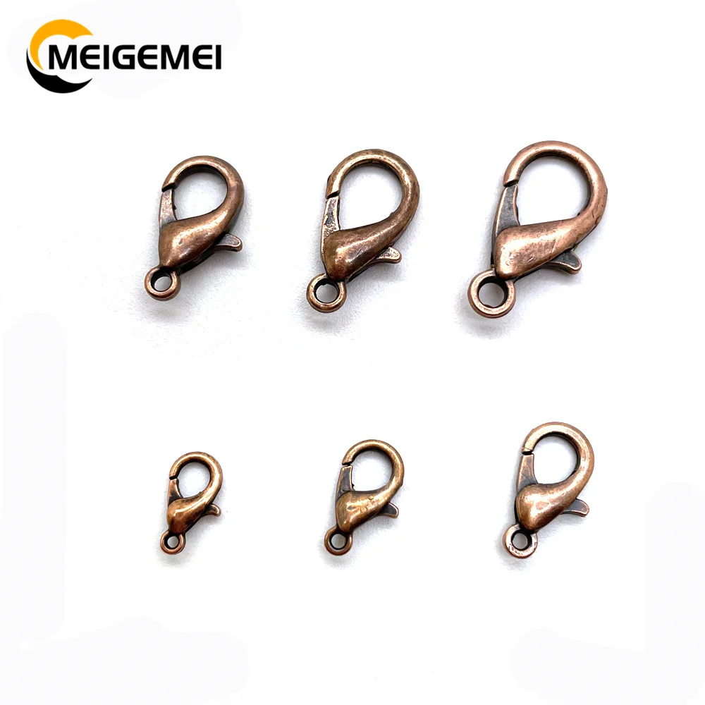 

30 шт./лот, позолоченная застежка-лобстер для DIY цепочки, ожерелья, браслета, разъемы для изготовления ювелирных изделий, принадлежности для самостоятельного изготовления