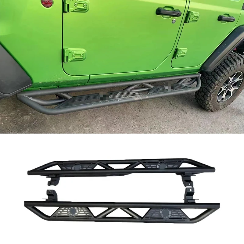 New Style Wrangler JL Accessories Steel Side Step Running Board For Jeep Wrangler JK