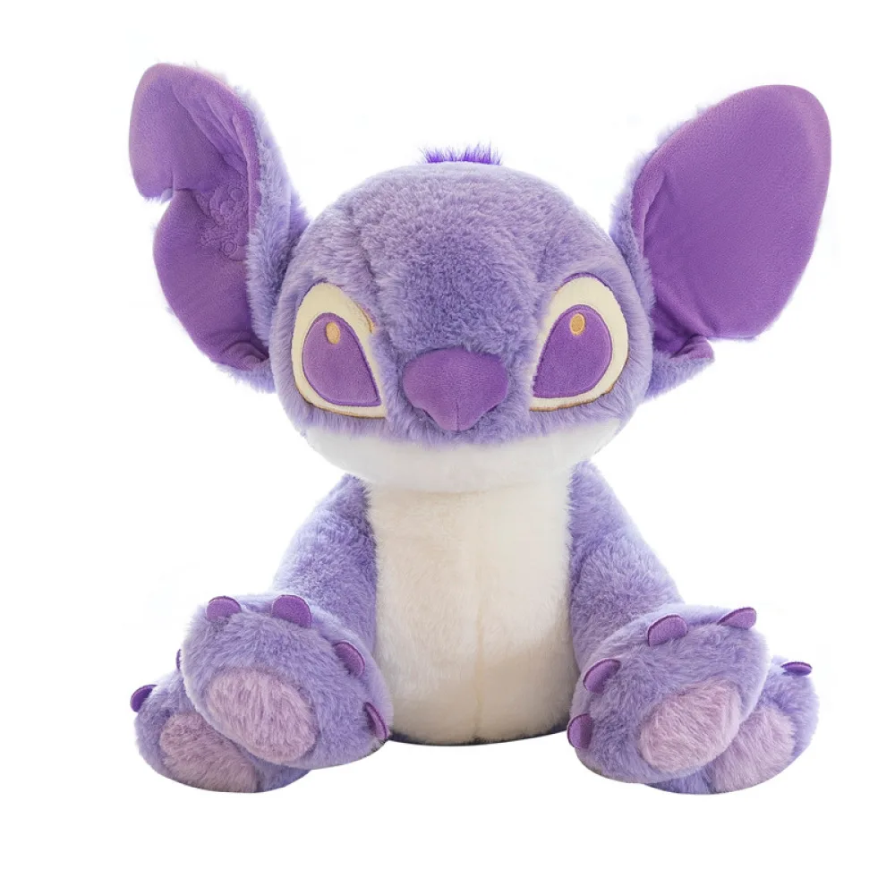 Paarse Grond Kat Stitch Pop Kussen Meisje Pluche Speelgoed Disney Pop Verjaardagscadeau